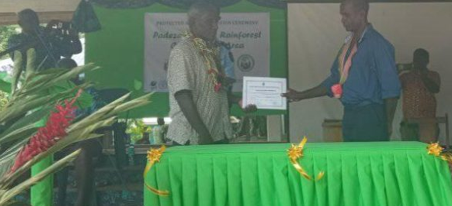 Padakeza Rainforest Declared a Protected Area