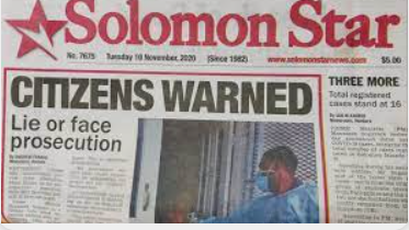 A free press in the Solomon Islands today