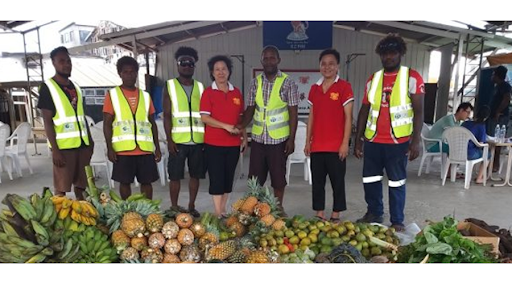 Chinese families assisted by faith based organizations in Honiara