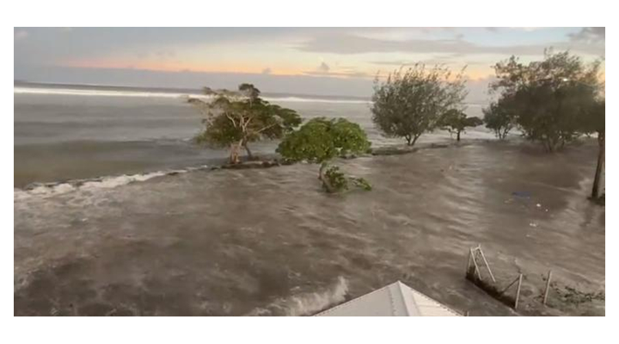 Climate change impact particularly affecting the Solomon Islands