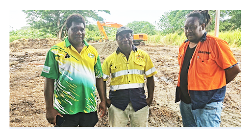 MPs youths and businessman creating a Guadalcanal Meri market